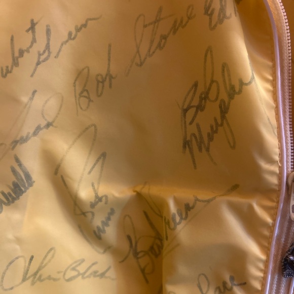 1974 Rare-Vintage Kaiser International PGA tournament Yellow Windbreaker - Picture 9 of 16